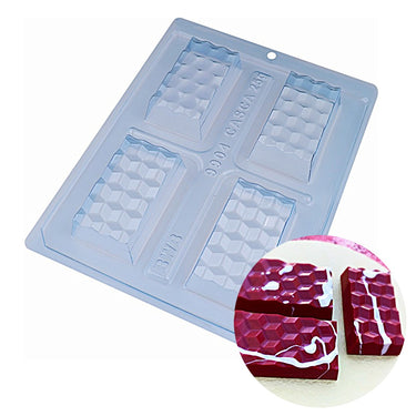 Mini 3D Bar 3-Part Chocolate Mold (BWB)